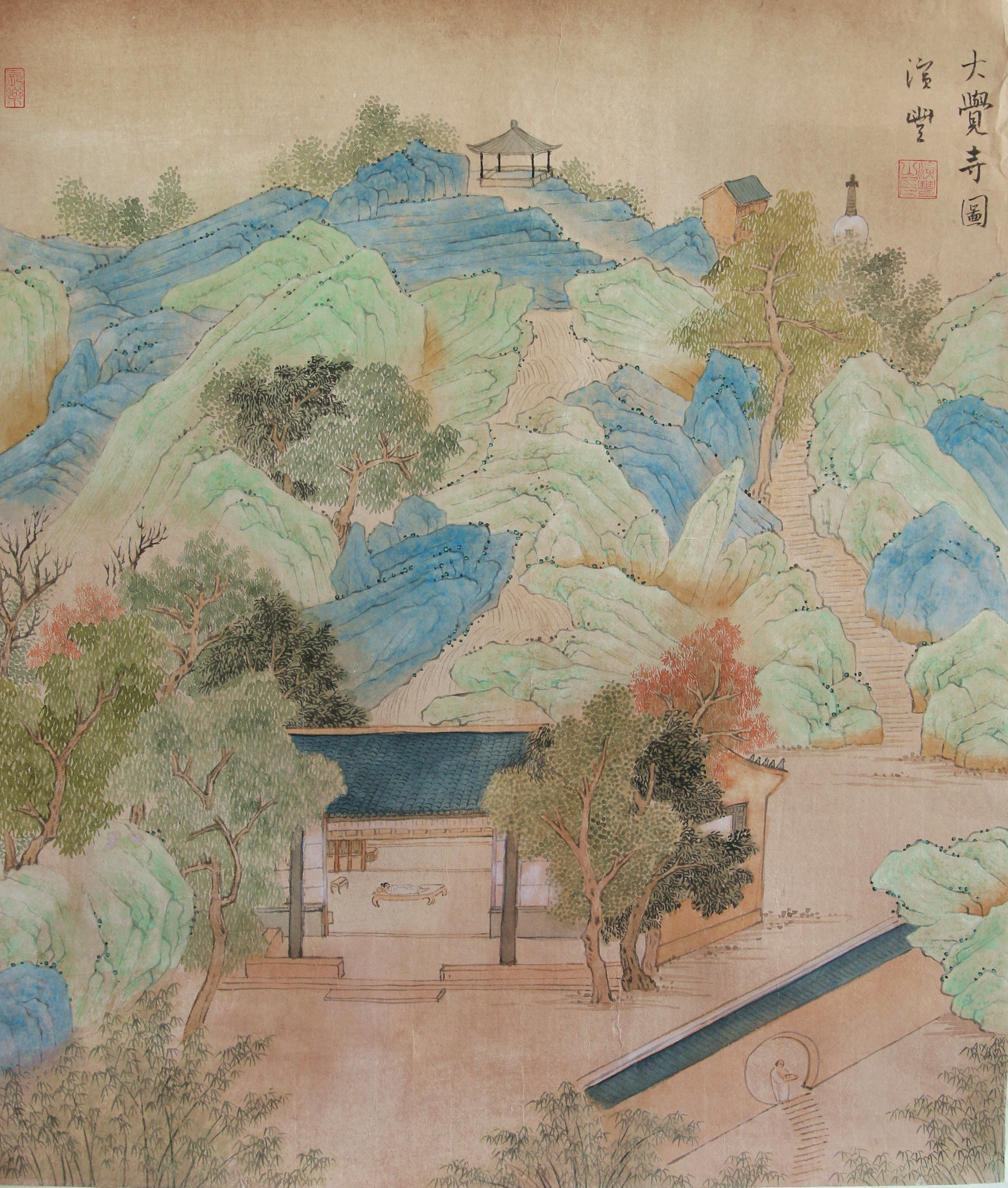 传统技艺与博物馆——国画里的大觉寺 (2)（作者：郭乾峰）.jpg