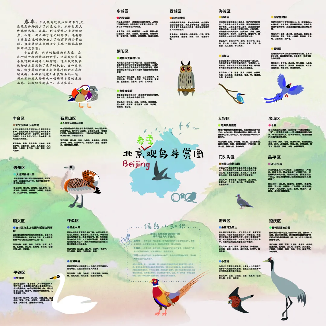 @李现 22个！北京还有这些“打鸟”胜地 附地图→