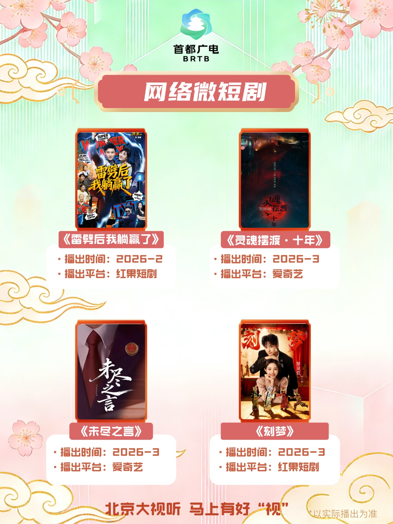 马年春节必追45部“北京大视听”精品片单②