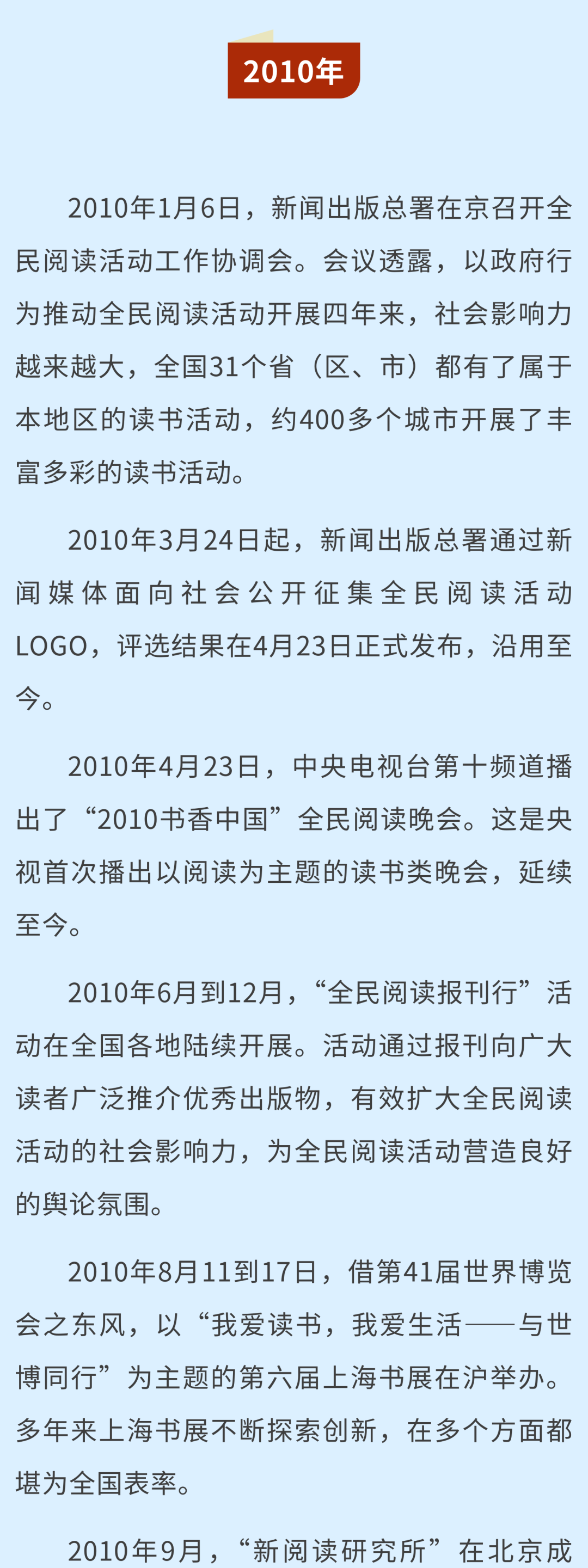 收藏！全民阅读二十年大事记（2006～2026）