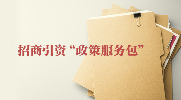 招商引资“政策服务包”