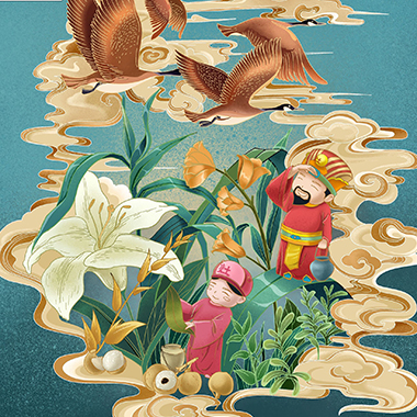 漫画｜秋起夜微凉 白露暖秋色