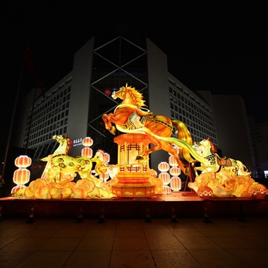 马年新春景观年味儿拉满