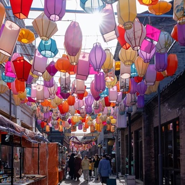 前门大街新春画卷