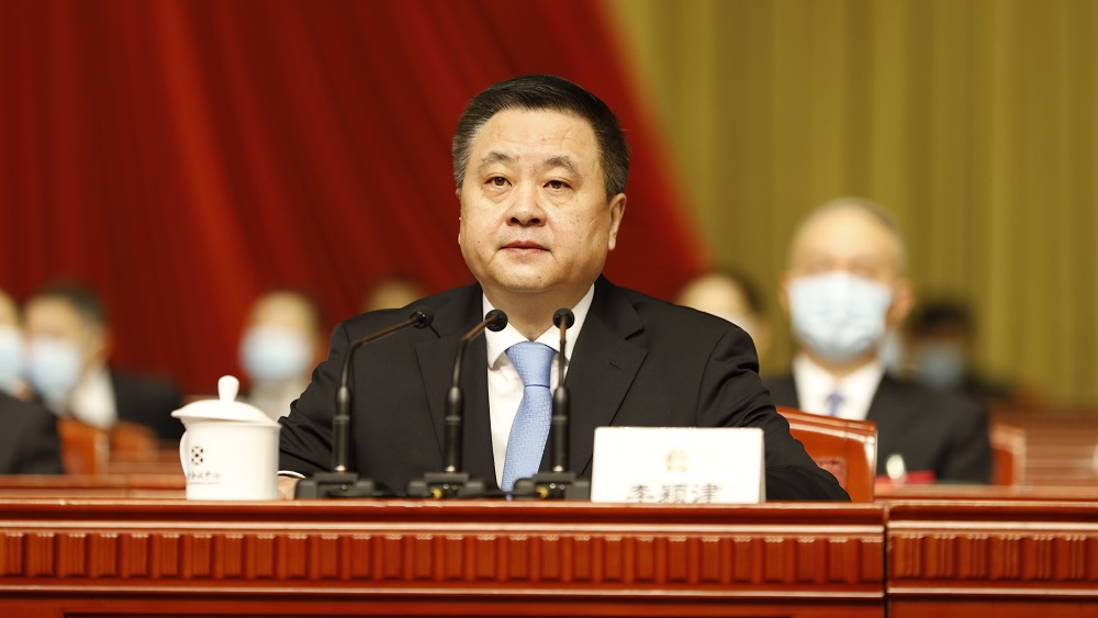 市人大常委会副主任李颖津主持会议