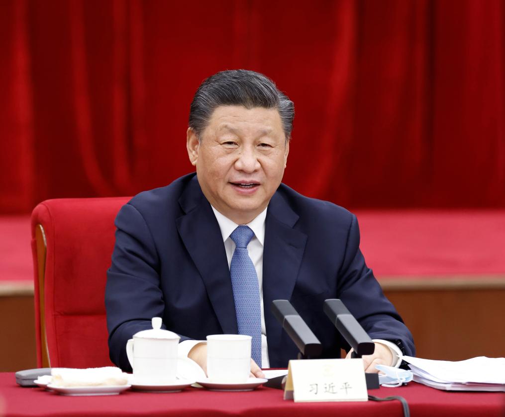 2022年3月6日，习近平总书记看望参加政协会议的农业界、社会福利和社会保障界委员。