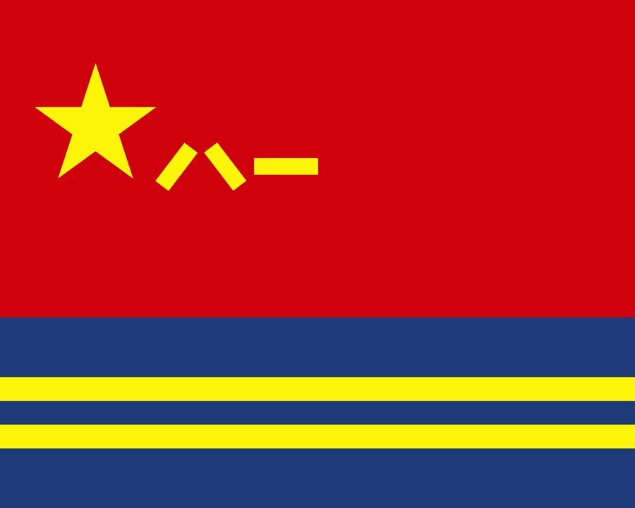 军事航天部队军旗。