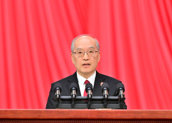 3月9日，十四届全国人大四次会议在北京人民大会堂举行第二次全体会议。最高人民法院院长张军作最高人民法院工作报告。