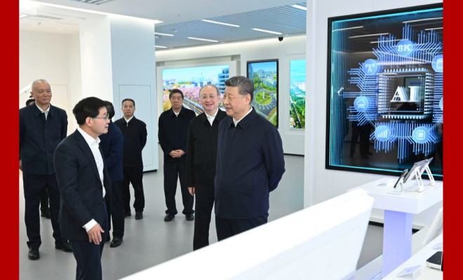 习近平在北京考察科技创新工作
