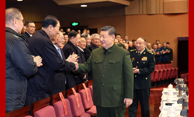 习近平向全军老同志祝贺新春