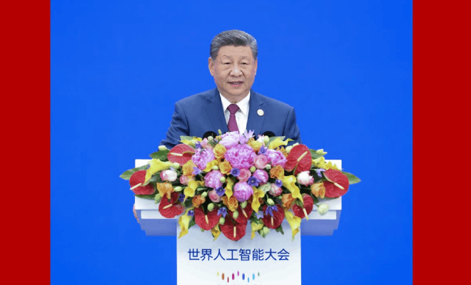 习近平出席2026世界人工智能大会暨人工智能全球治理高级别会议开幕式并发表主旨讲话