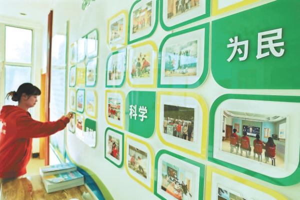 西槐庄村科技小院一角。