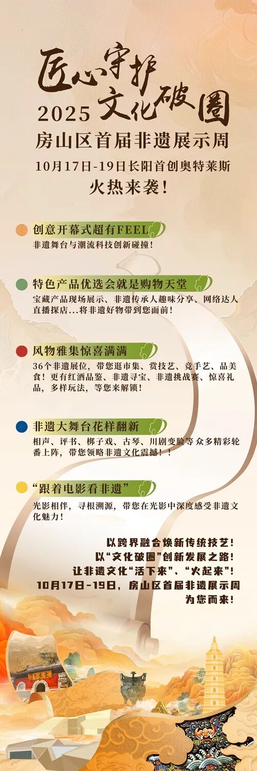 房山区首届非遗展示周来了