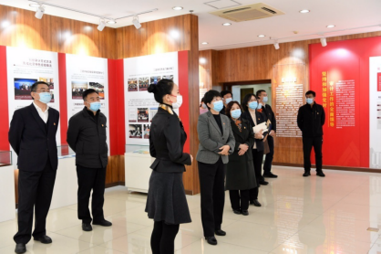 市审计局领导参观北京审计陈列馆“奋进新时代——乘势而上的北京审计”主题展