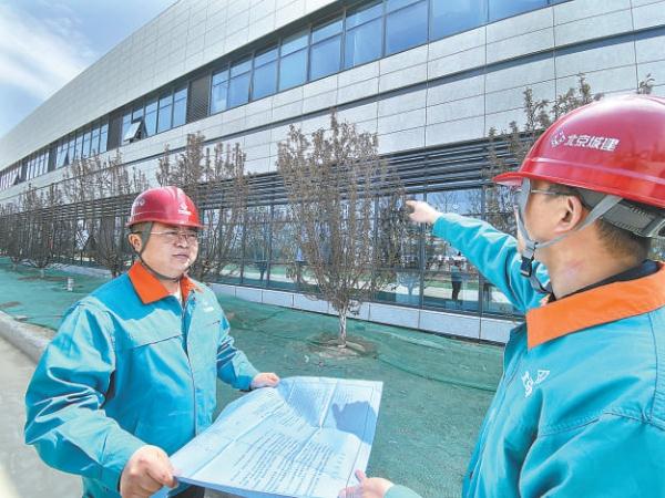 安贞医院通州院区建设者王伟。