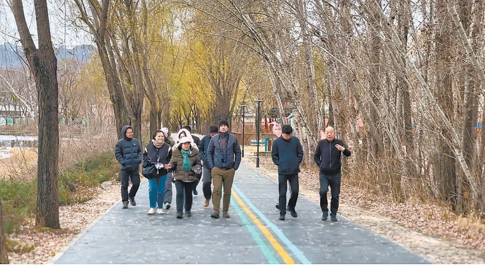 密云北庄观鸟小镇密羽休闲步道已经建成。
