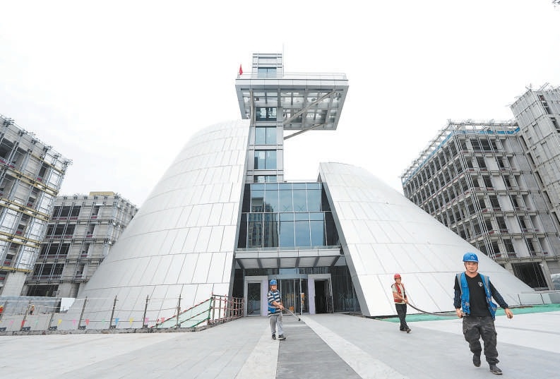 位于亦庄的北京火箭大街科技展厅已经竣工，接下来将进入装修阶段。