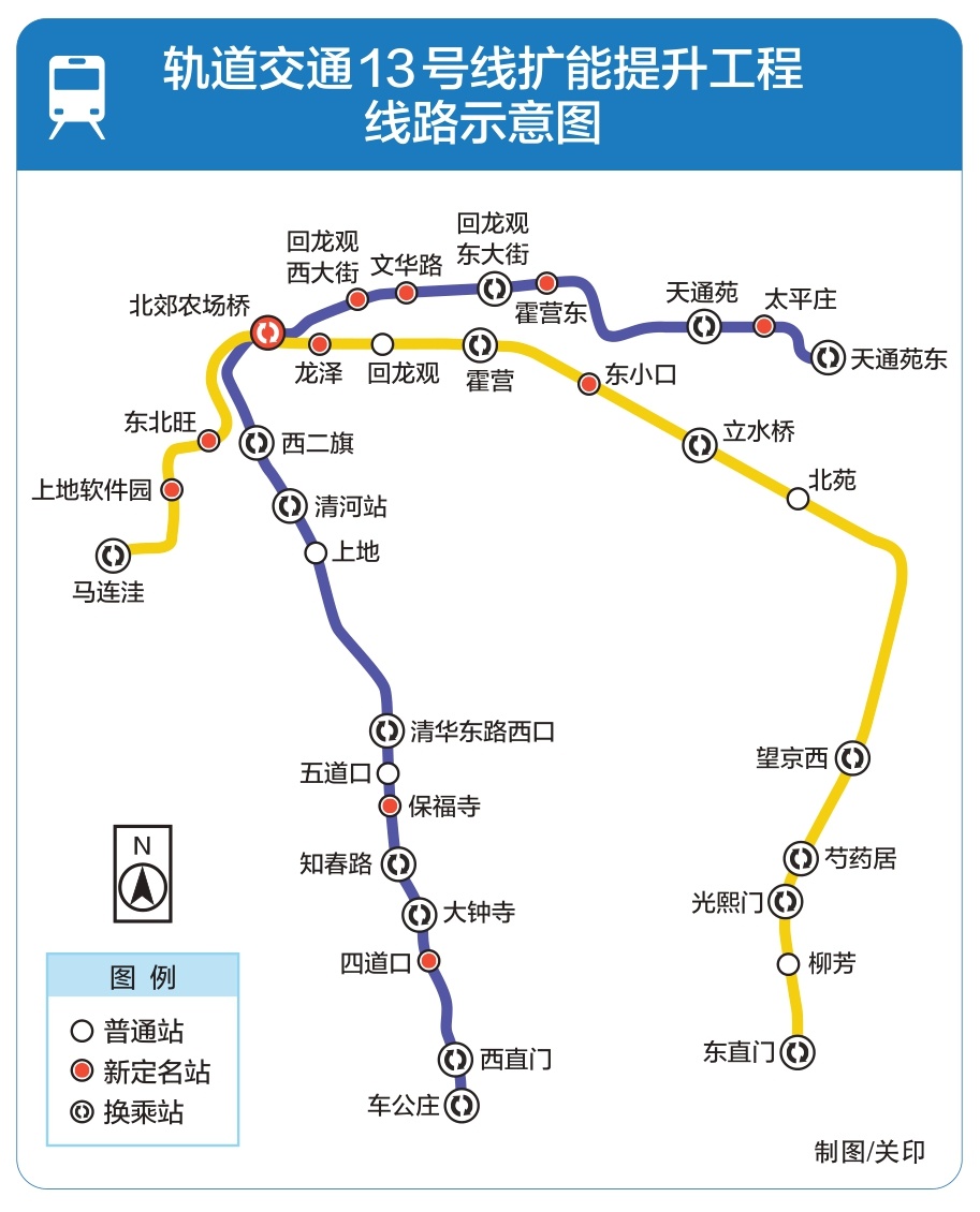 尊重历史 照顾习惯 好找好记 13号线扩能提升11座车站定名