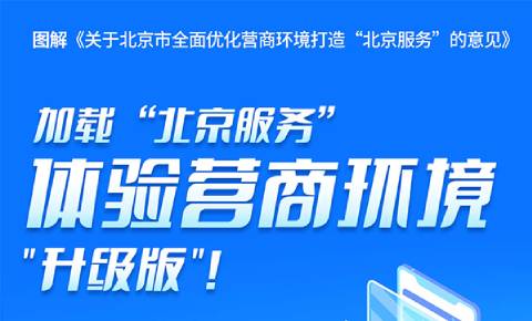 一图读懂：《关于北京市全面优化营商环境打造“北京服务”的意见》