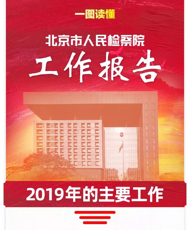 一图读懂北京市人民检察院工作报告 一图读懂北京市人民检察院工作报告