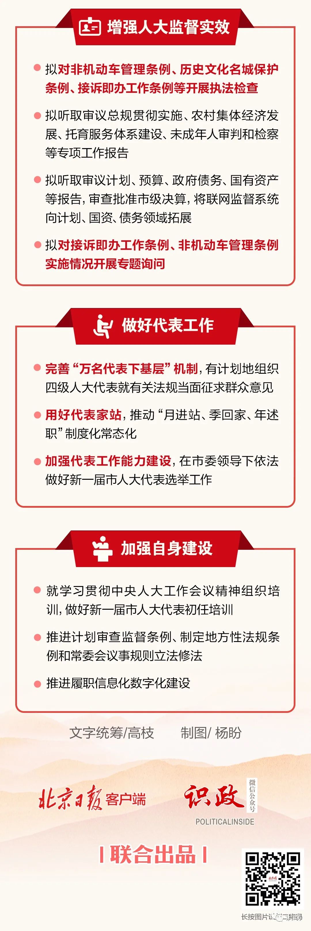 一图读懂丨北京市人大常委会工作报告