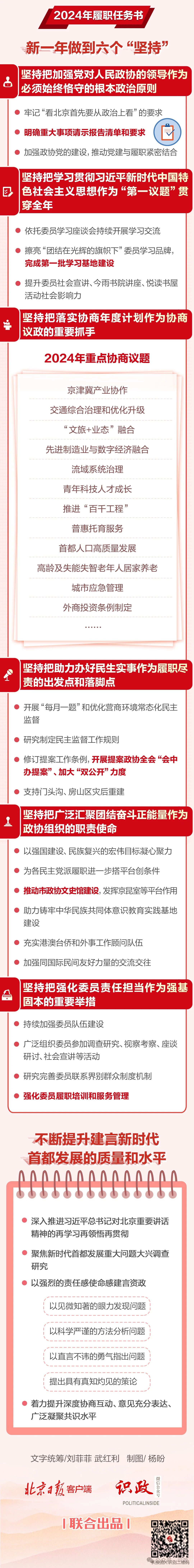 一图读懂市政协常委会工作报告