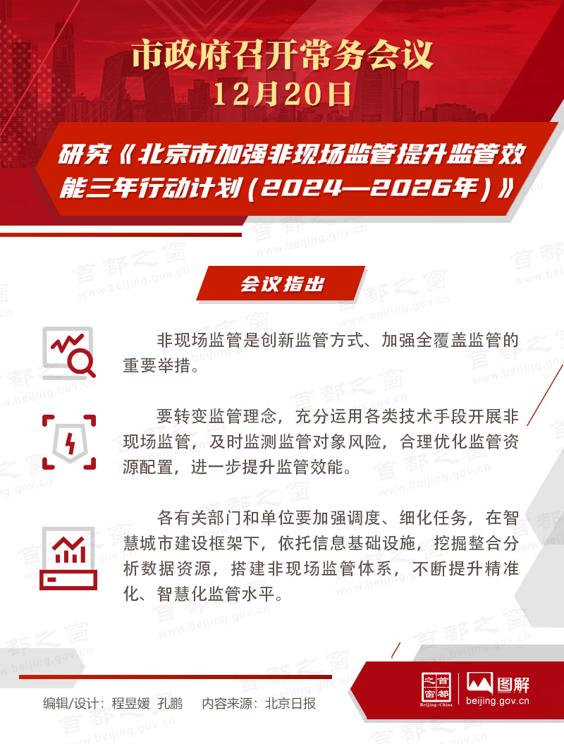 研究《北京市加强非现场监管提升监管效能三年行动计划（2024—2026年）》