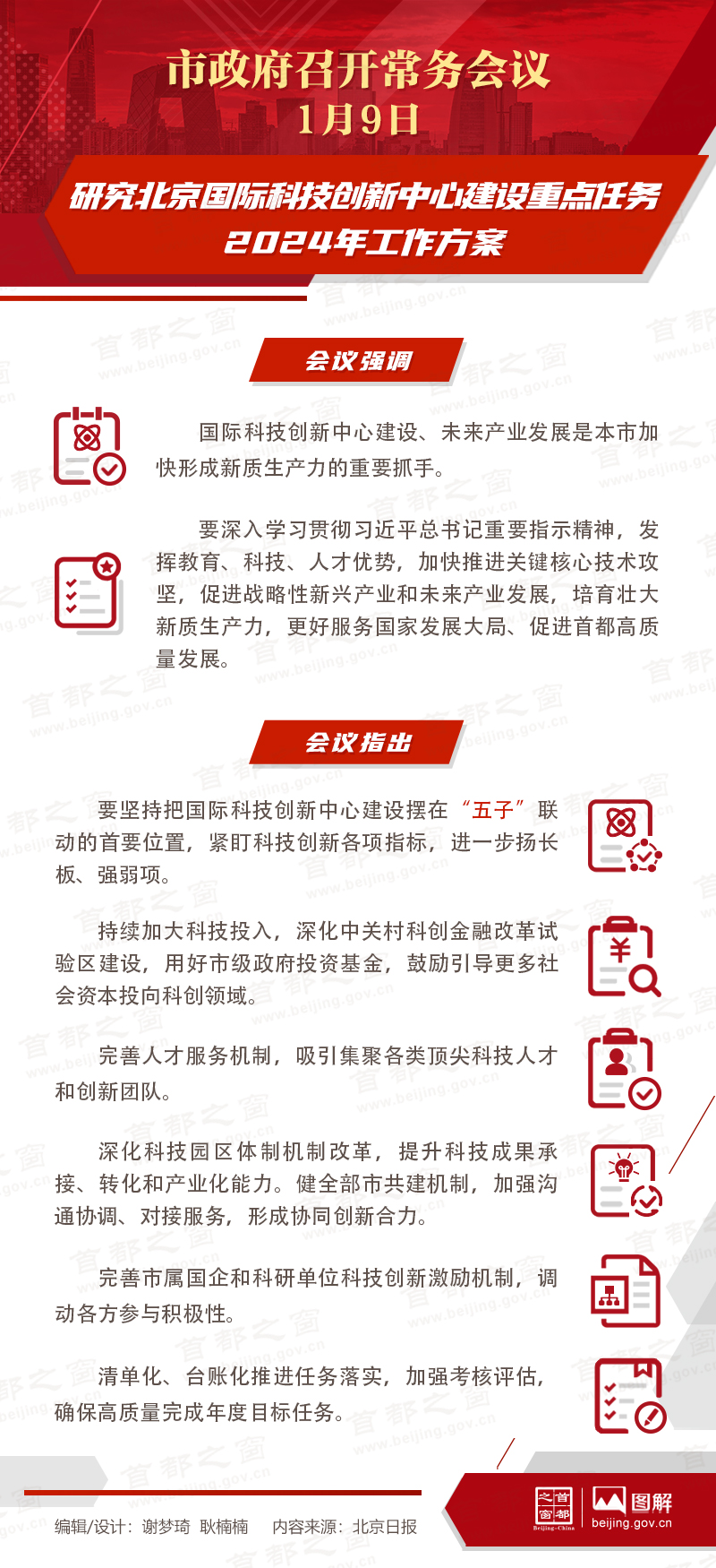 研究北京国际科技创新中心建设重点任务2024年工作方案