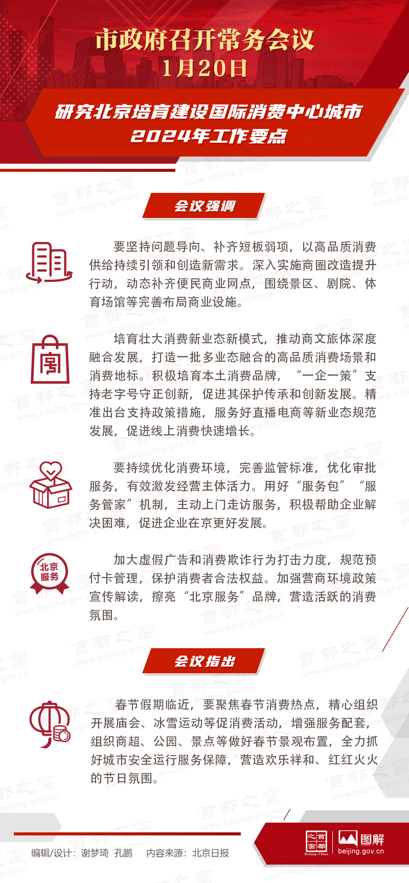 研究北京培育建设国际消费中心城市2024年工作要点