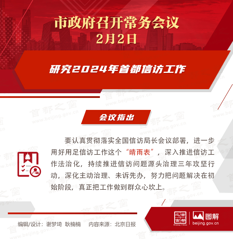 研究2024年首都信访工作