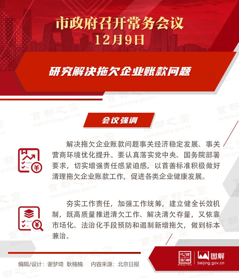 研究解决拖欠企业账款问题