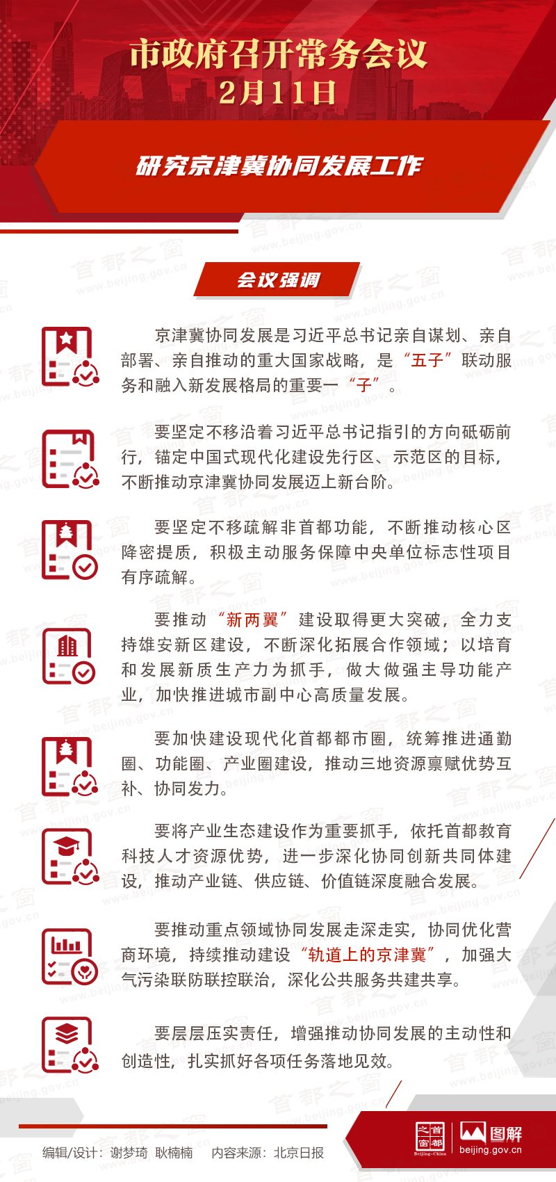 研究京津冀协同发展工作