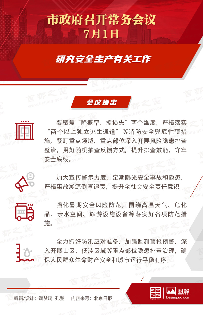 研究安全生产有关工作