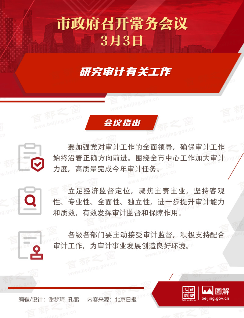 研究审计有关工作