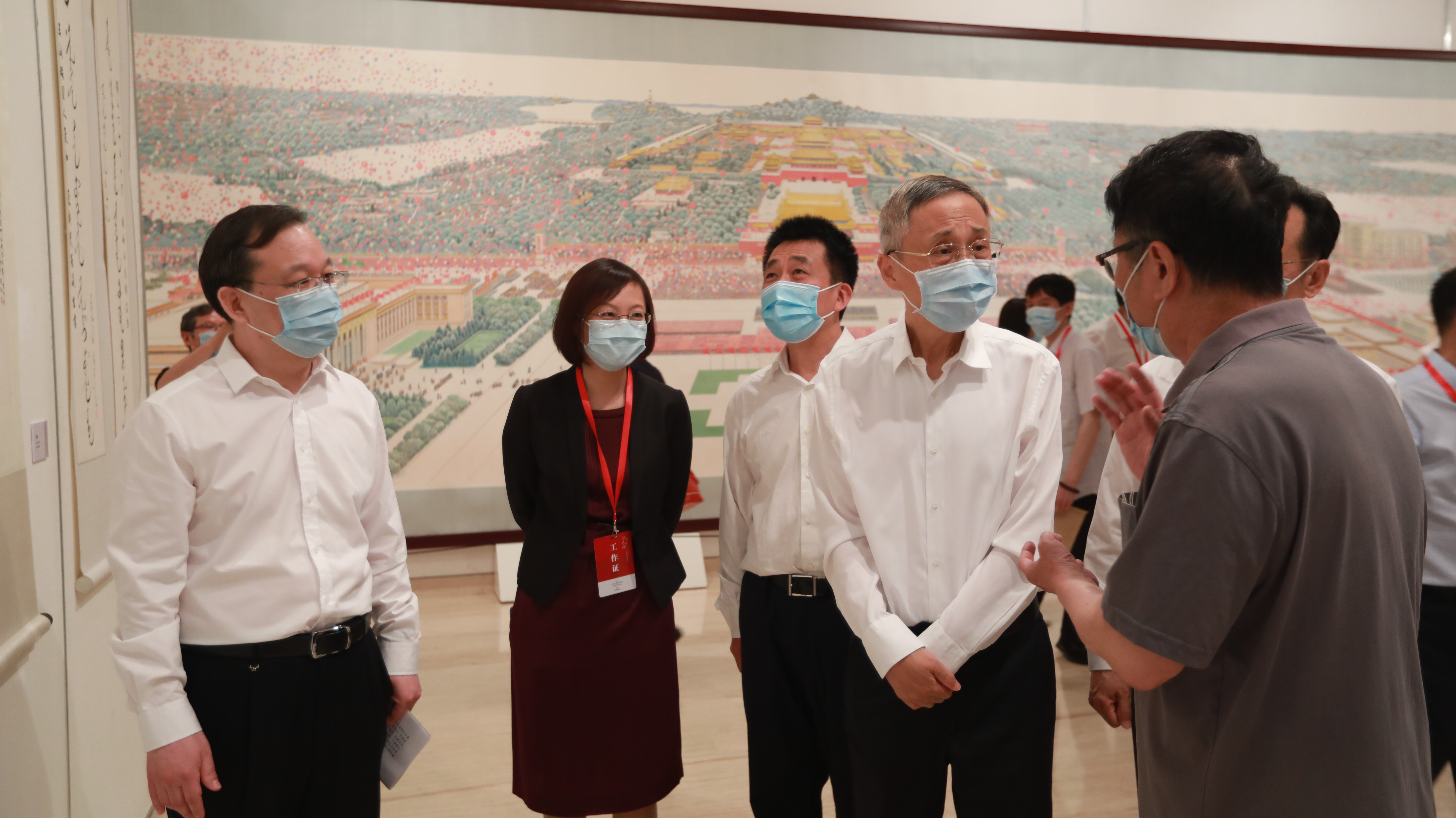 市政府参事室、市文史馆在首博成功举办馆藏书画作品展