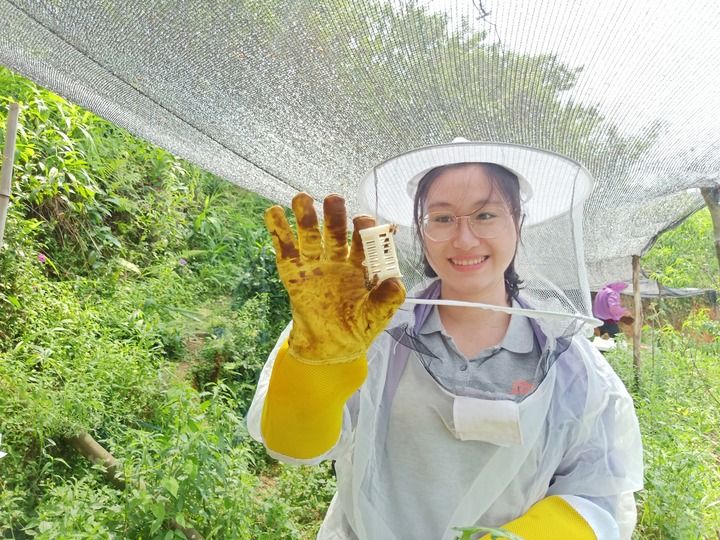 这是黄文秀生前的工作照（资料照片）。