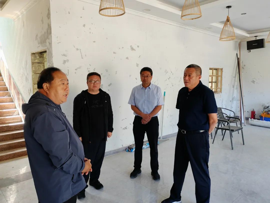 房山区领导检查灾后恢复重建工作