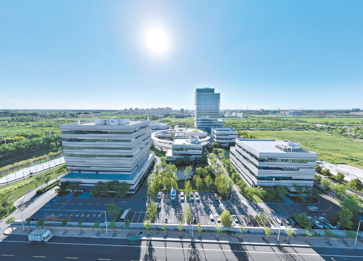 京津中关村科技城外景。 京津中关村科技城外景。