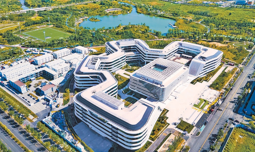 中国卫星网络集团有限公司雄安总部办公楼。