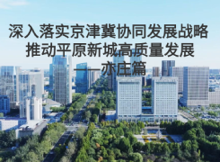 深入落实京津冀协同发展战略 推动平原新城高质量发展——亦庄篇