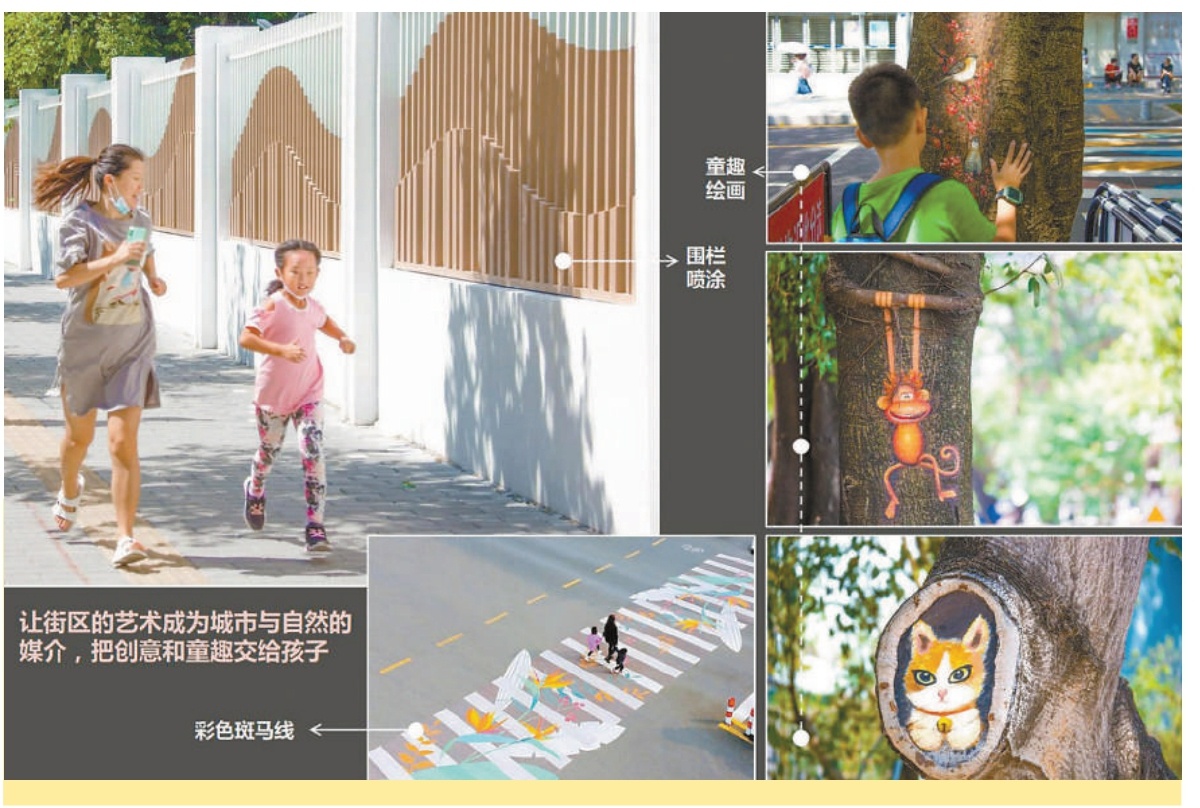 城市画廊群芳中一街东段设计效果图。