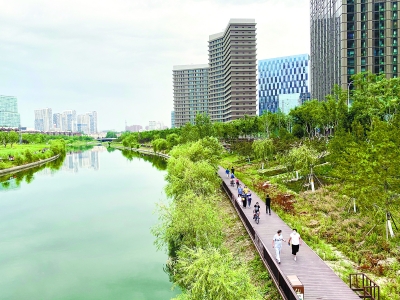 北运河绿道已成为市民休闲的新去处