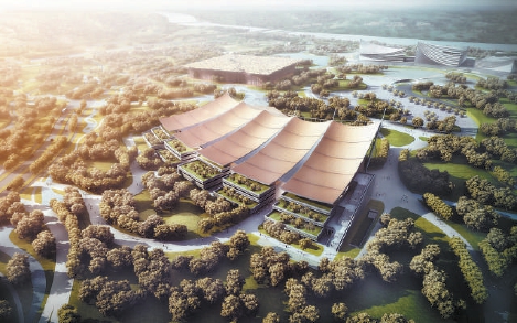 城市副中心博物馆效果图。 城市副中心博物馆效果图。