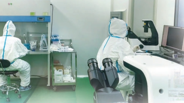 北京恺悌德山生物技术有限公司工作人员进行研发试验