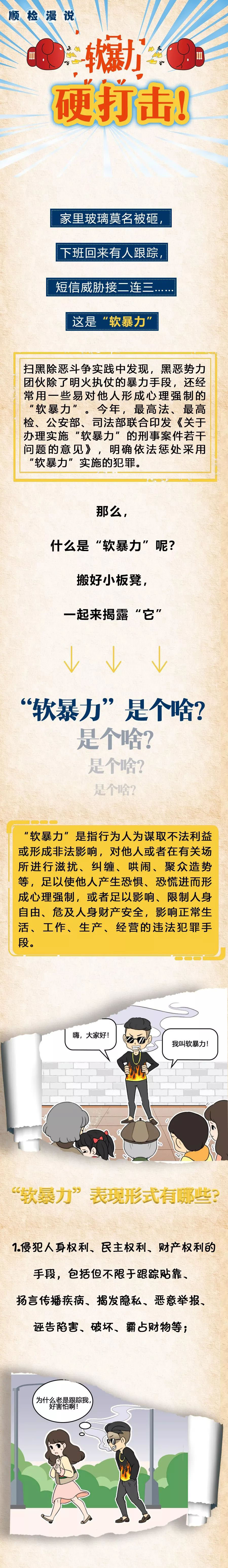 【扫黑除恶】一图读懂软暴力？硬打击！