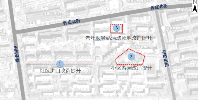项目改造提升地块位置示意图