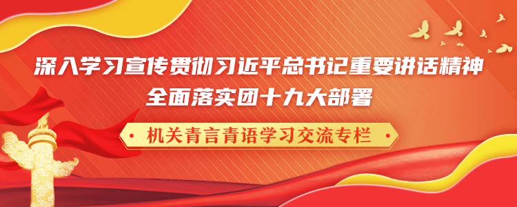 “深入学习宣传贯彻习近平总书记重要讲话精神 全面落实团十九大部署”机关青言青语学习交流-SEO