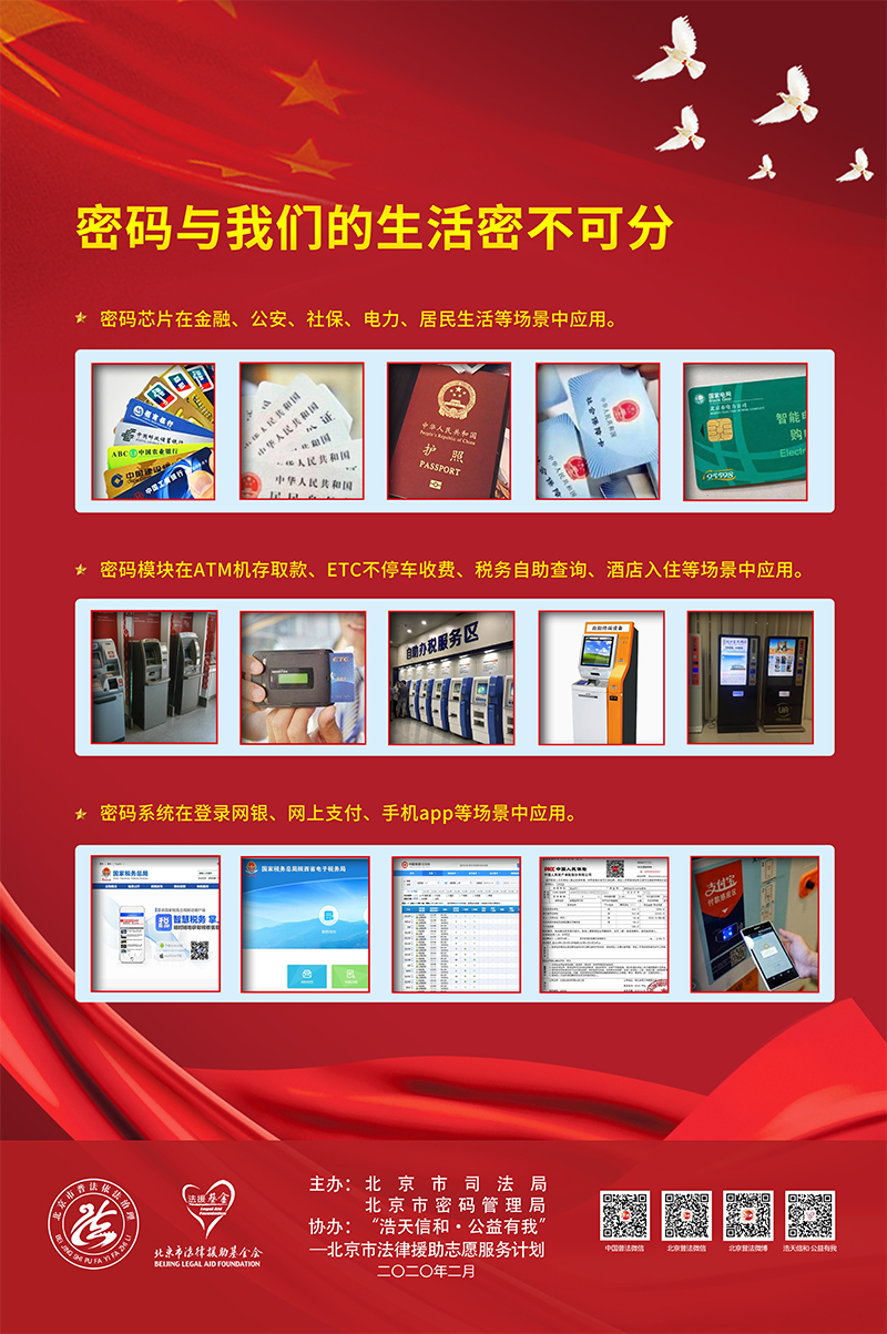 《中华人民共和国密码法》2020年1月1日起施行