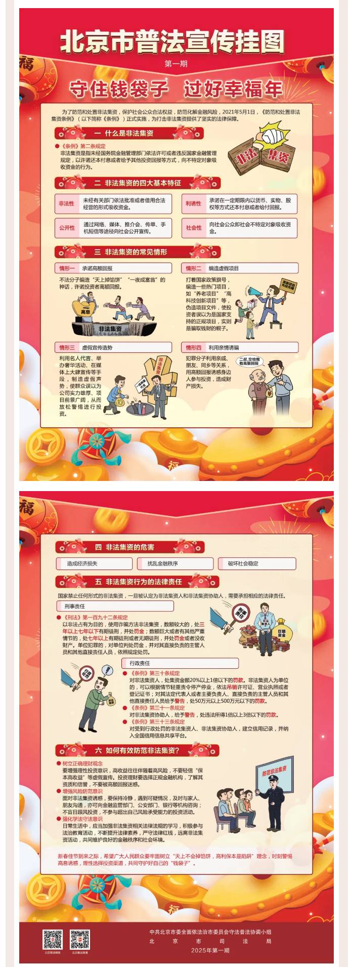 北京市2025年第1期普法宣传挂图来了！