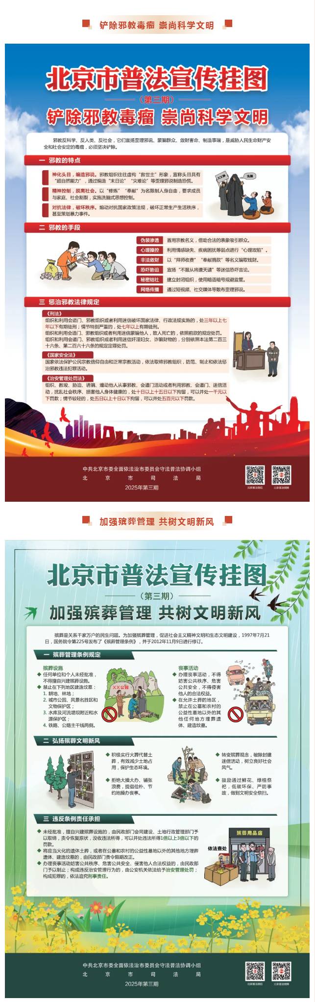北京市2025年第3期普法宣传挂图来了！